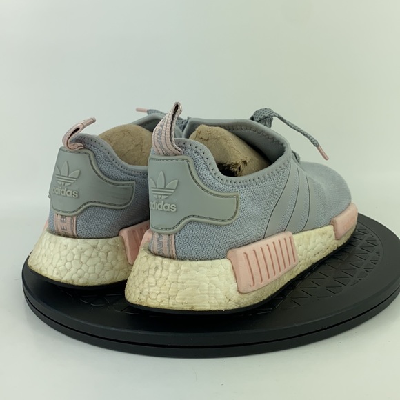 Adidas NMD R1 Gray/Pink Athletic Running Shoes BY3058 Women's Size 7 - Picture 5 of 12